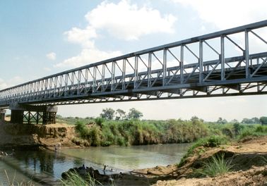Professional Steel Structure Bridge / cantilever truss bridge Long Life