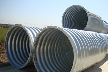 Steel Pipe / Corrugated Steel Pipe Culvert is a flexible structure adapt to different terrain subsidence