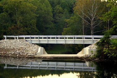 Permanent Deck Steel Girder Bridge Highway With hot-dip galvanized
