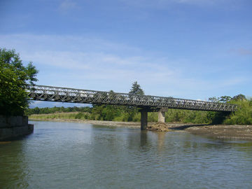 Temporary Steel Deck Bailey Bridge Professional With High Strength