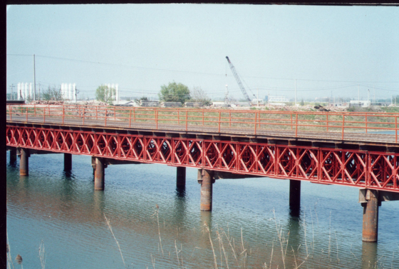 Acier préfabriqué par Cb250 Bailey Suspension Bridge Length 25-87.6m